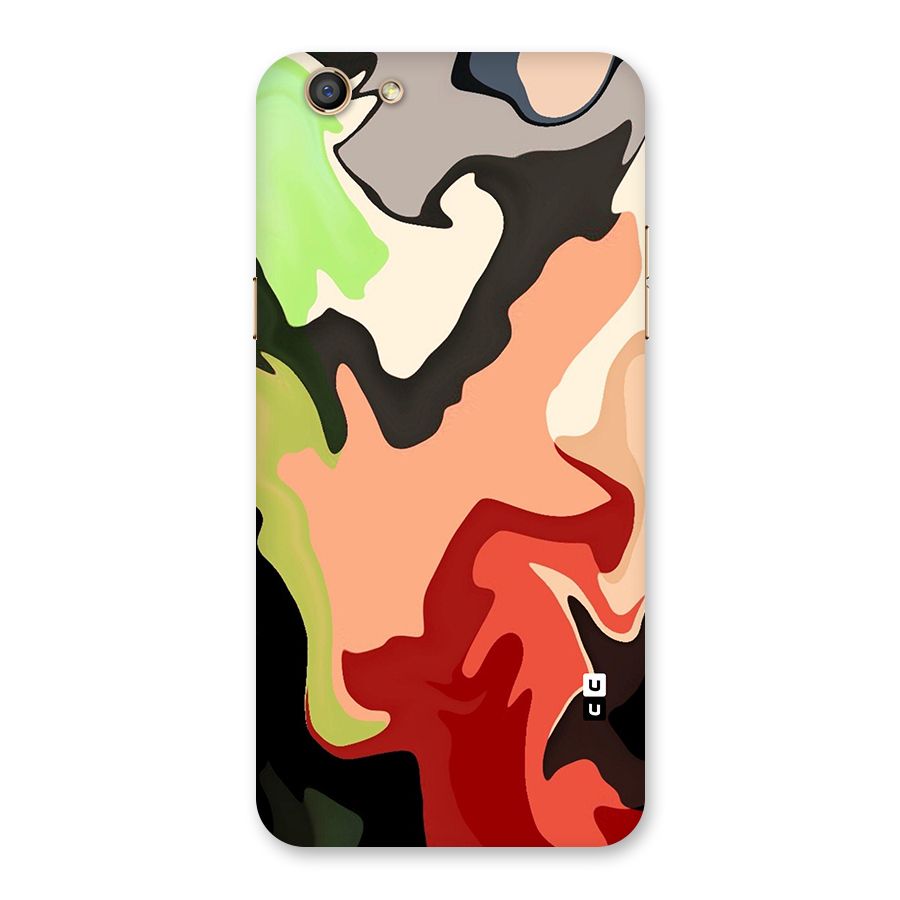 Geometric Abstract Acrylic Oil Pattern Art Back Case for Oppo F3