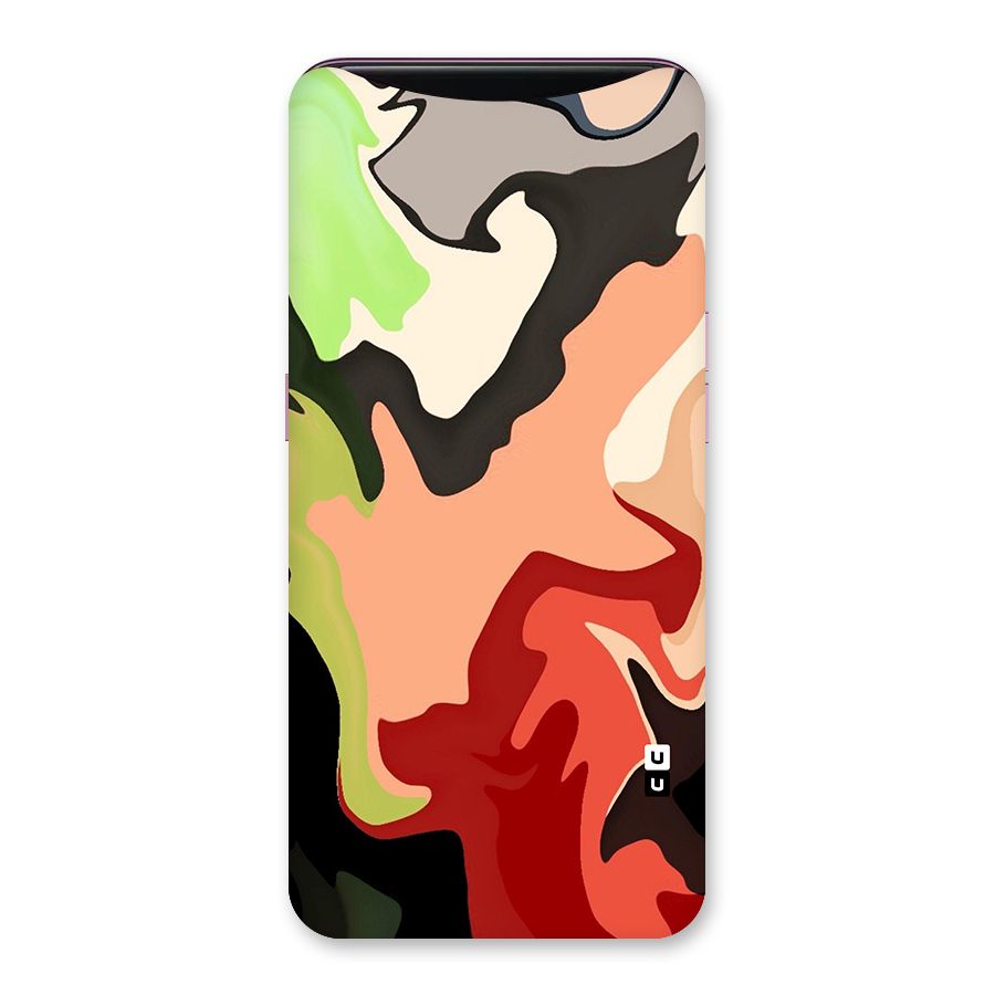 Geometric Abstract Acrylic Oil Pattern Art Back Case for Oppo Find X
