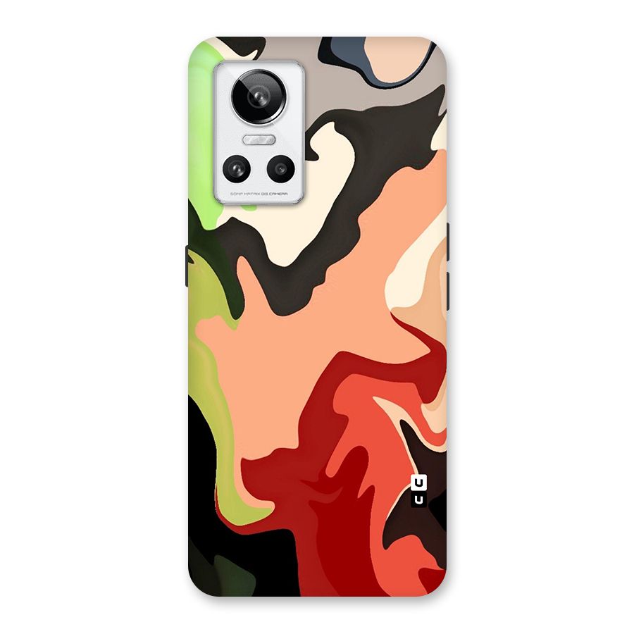 Geometric Abstract Acrylic Oil Pattern Art Back Case for Realme GT Neo 3