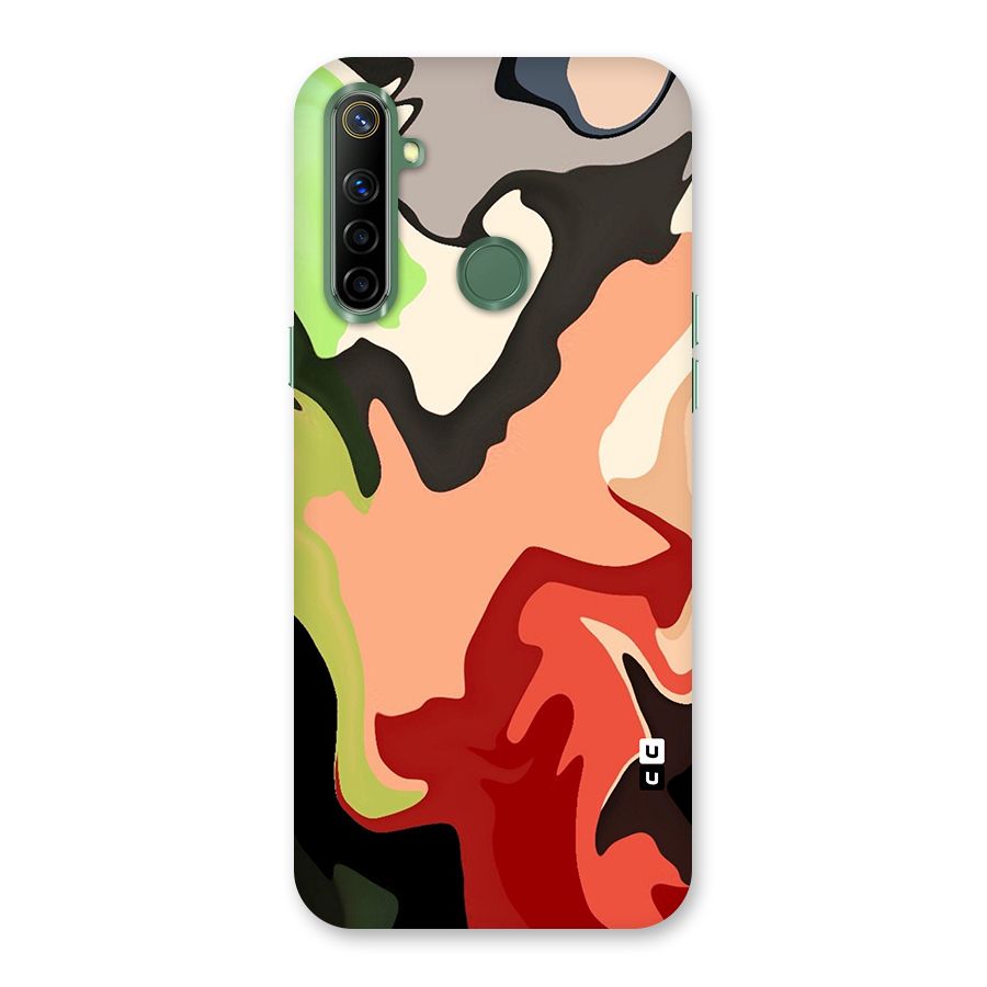 Geometric Abstract Acrylic Oil Pattern Art Back Case for Realme Narzo 10