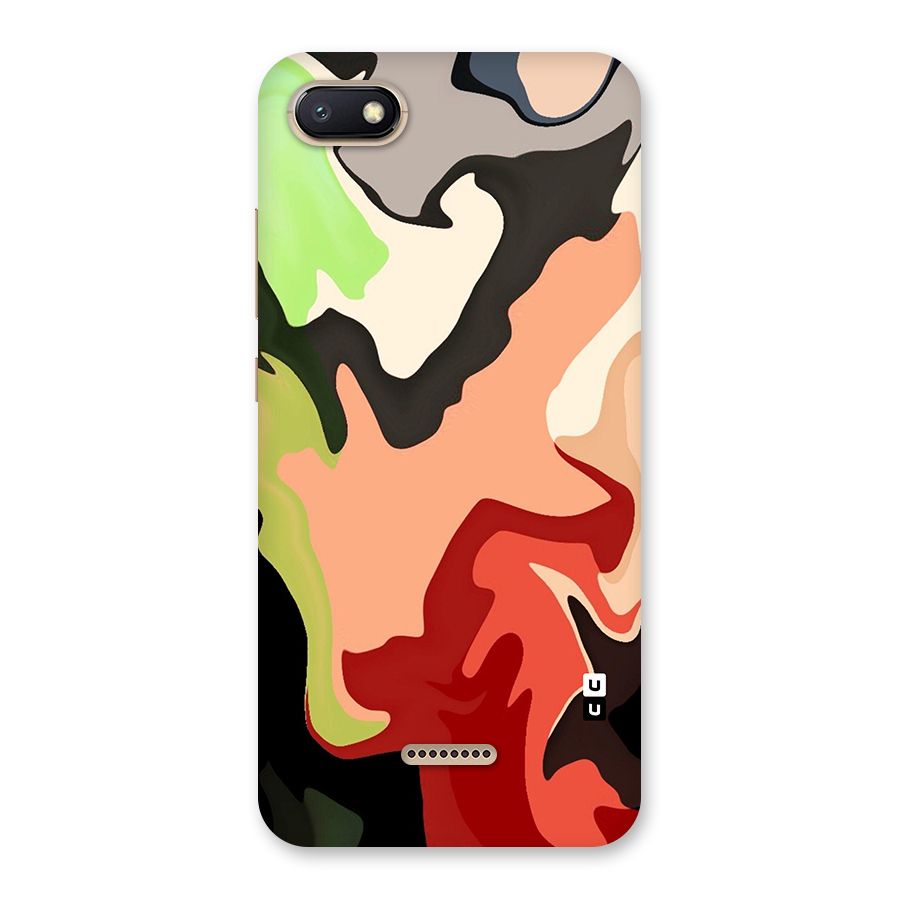 Geometric Abstract Acrylic Oil Pattern Art Back Case for Redmi 6A