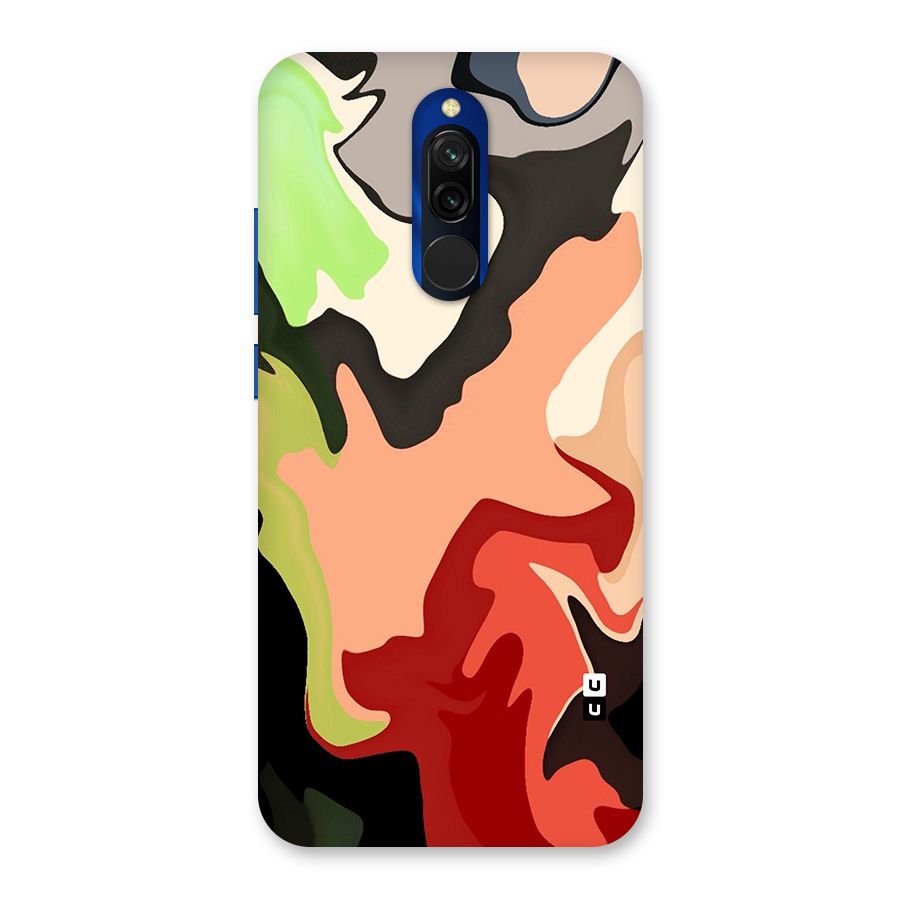 Geometric Abstract Acrylic Oil Pattern Art Back Case for Redmi 8