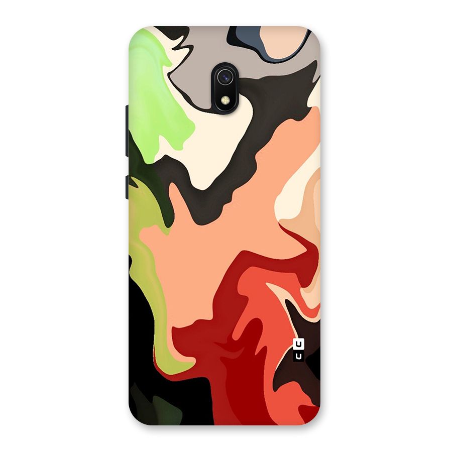 Geometric Abstract Acrylic Oil Pattern Art Back Case for Redmi 8A