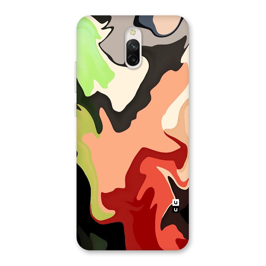 Geometric Abstract Acrylic Oil Pattern Art Back Case for Redmi 8A Dual
