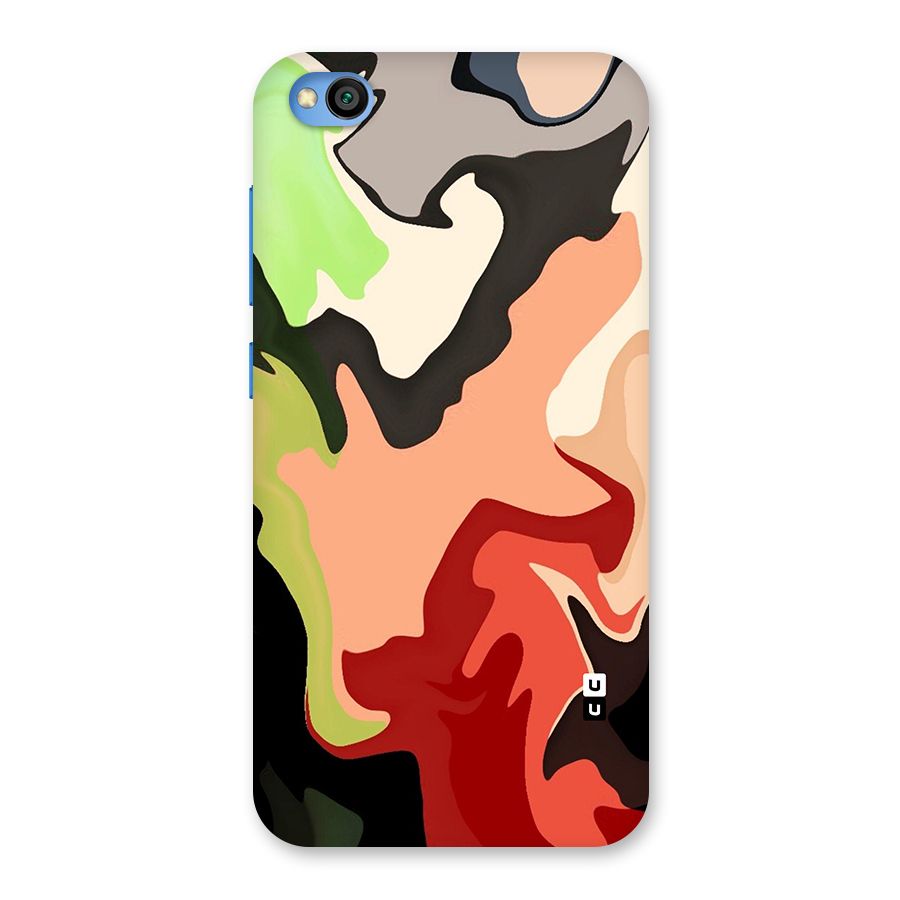 Geometric Abstract Acrylic Oil Pattern Art Back Case for Redmi Go