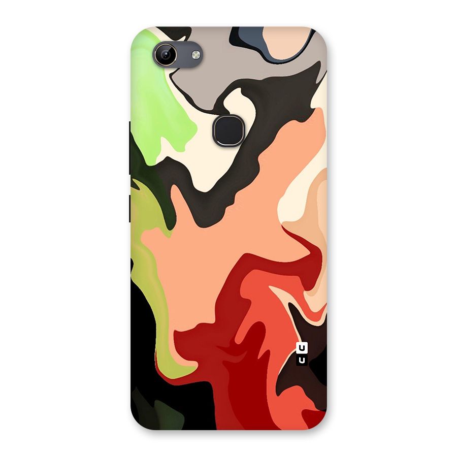 Geometric Abstract Acrylic Oil Pattern Art Back Case for Vivo Y81