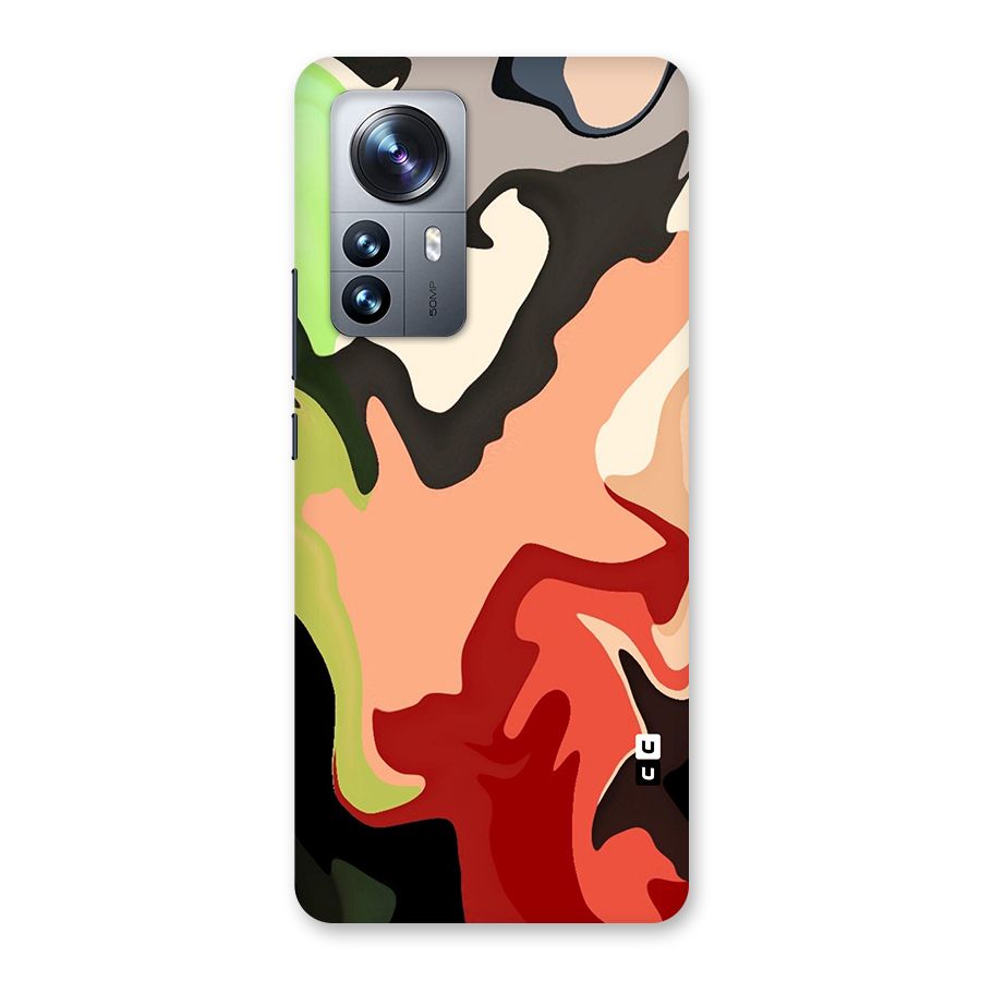 Geometric Abstract Acrylic Oil Pattern Art Back Case for Xiaomi 12 Pro