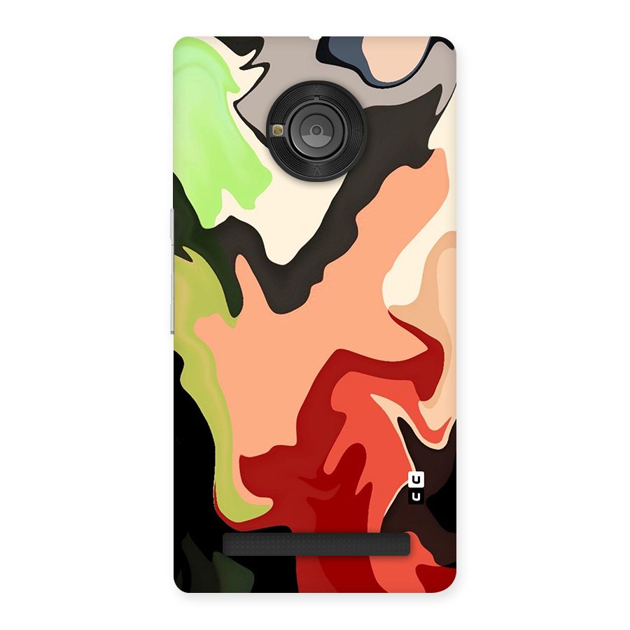Geometric Abstract Acrylic Oil Pattern Art Back Case for Yuphoria