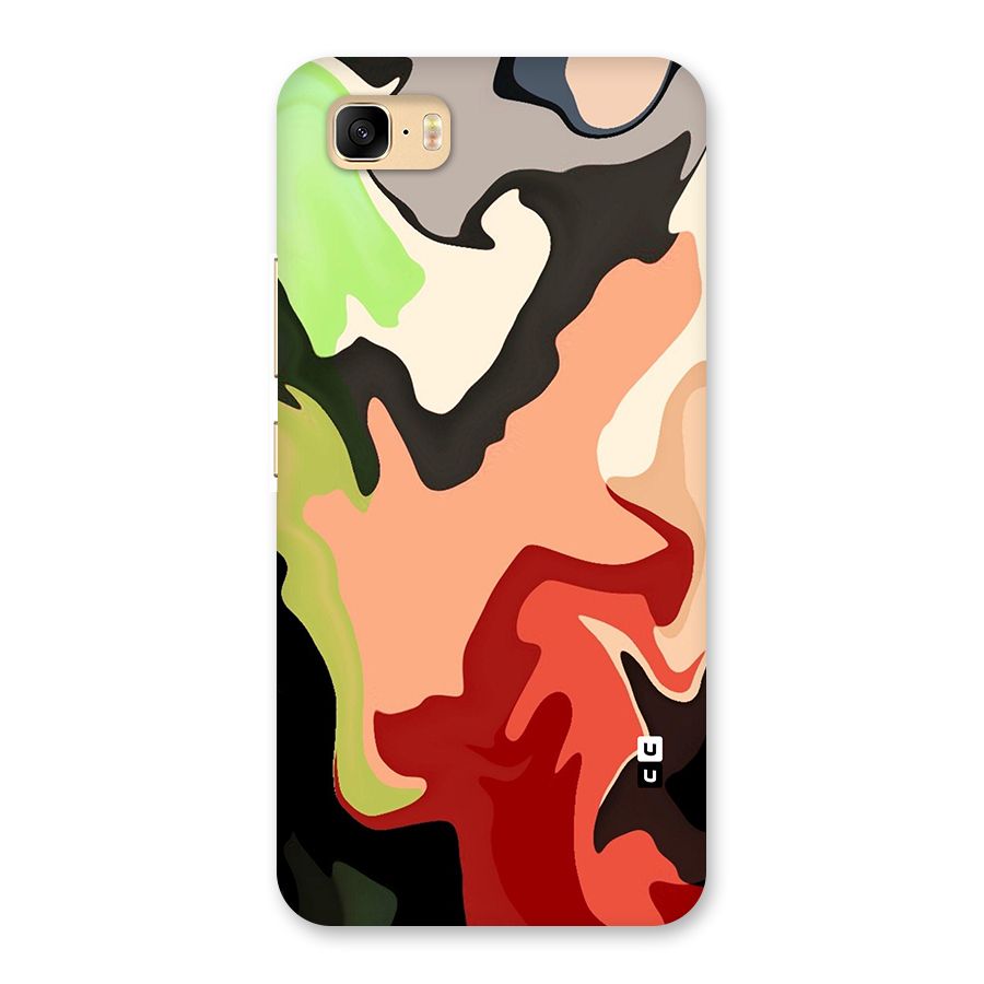Geometric Abstract Acrylic Oil Pattern Art Back Case for Zenfone 3s Max