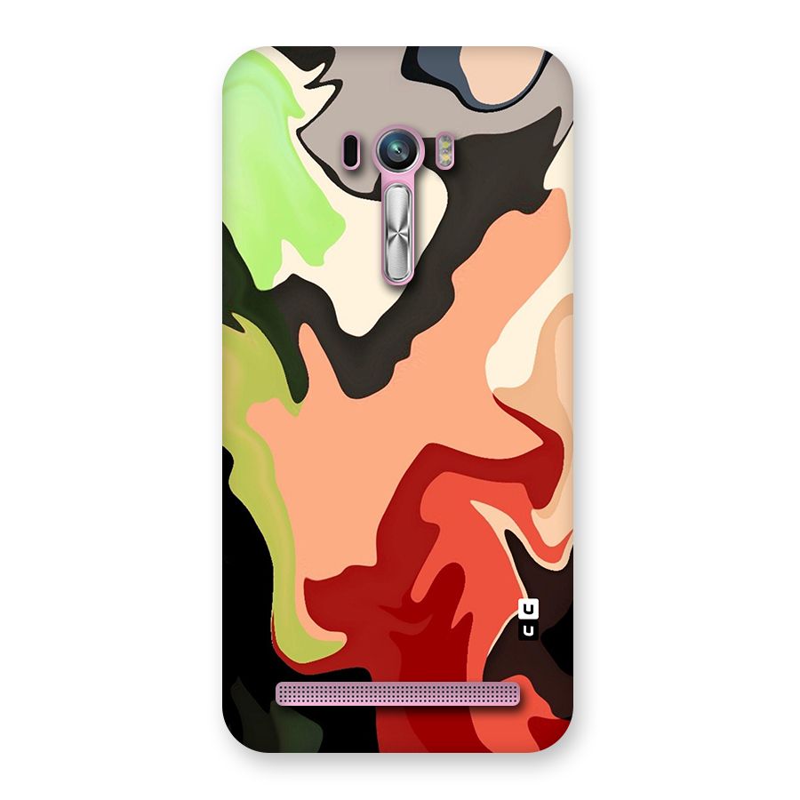 Geometric Abstract Acrylic Oil Pattern Art Back Case for Zenfone Selfie