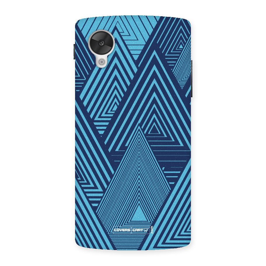 Geometric Blue Print Back Case for Google Nexsus 5