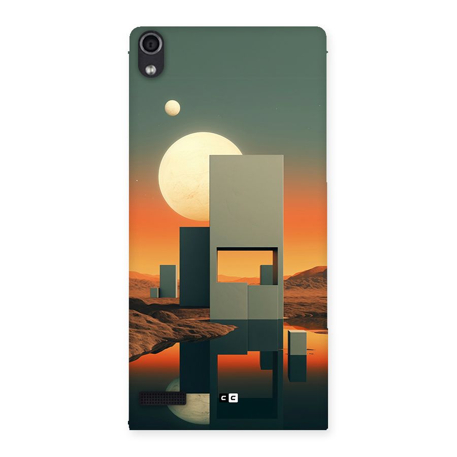Geometric Sculpture Back Case for Ascend P6