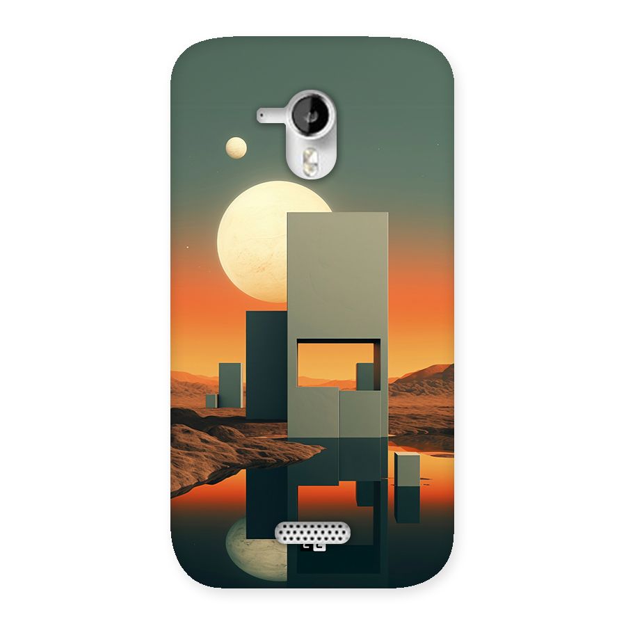 Geometric Sculpture Back Case for Canvas HD A116