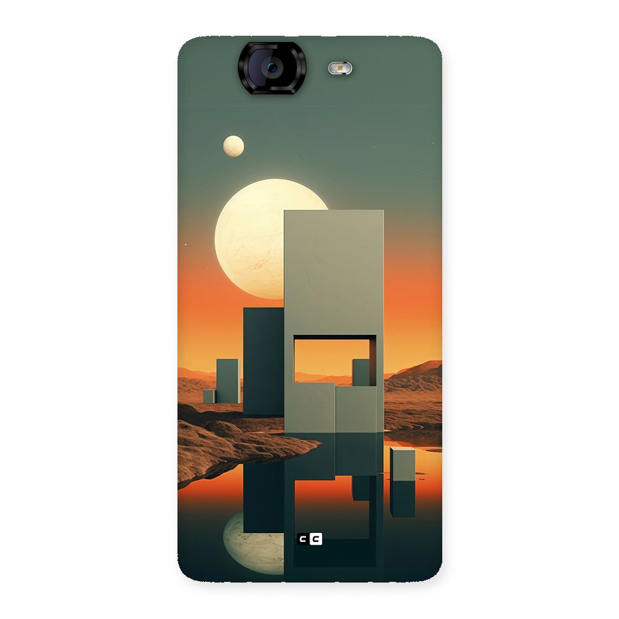 Geometric Sculpture Back Case for Canvas Knight A350