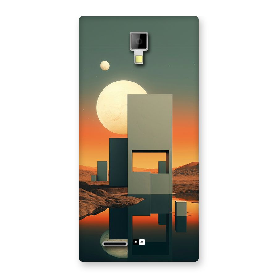 Geometric Sculpture Back Case for Canvas Xpress A99