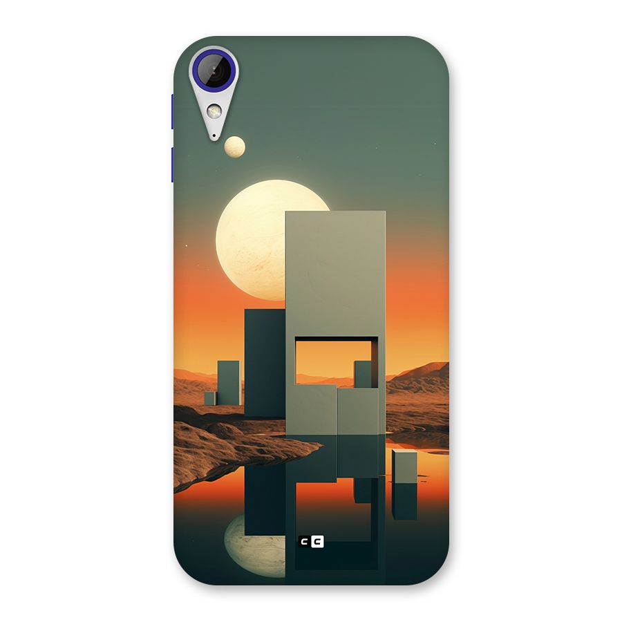 Geometric Sculpture Back Case for Desire 830