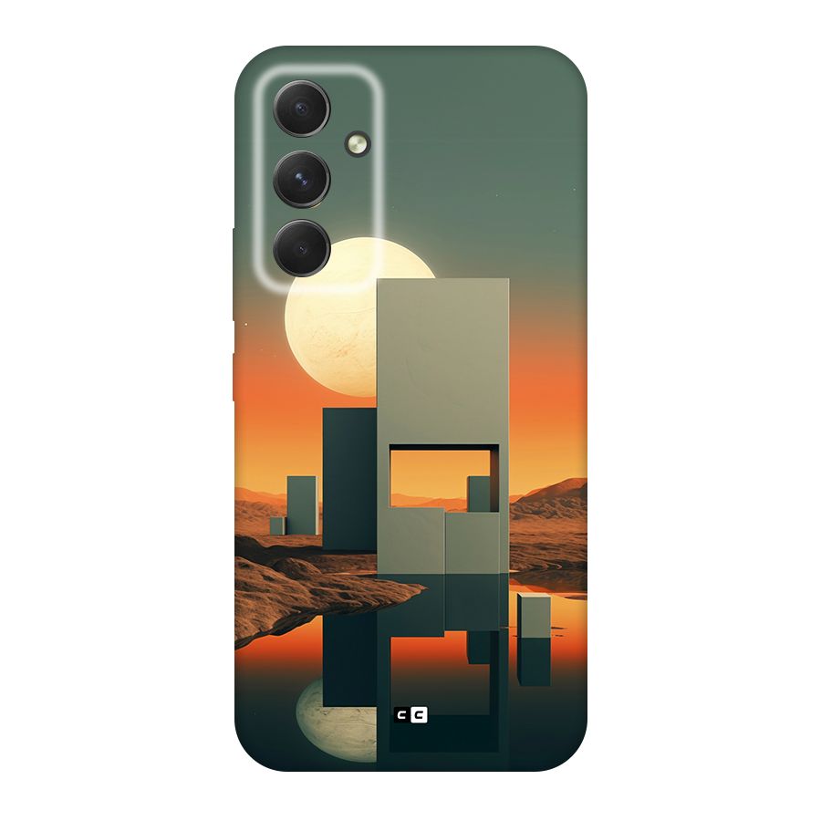 Geometric Sculpture Back Case for Galaxy A54