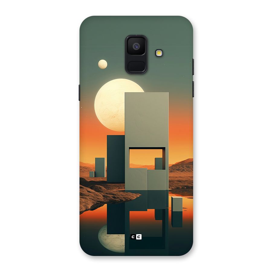Geometric Sculpture Back Case for Galaxy A6 (2018)