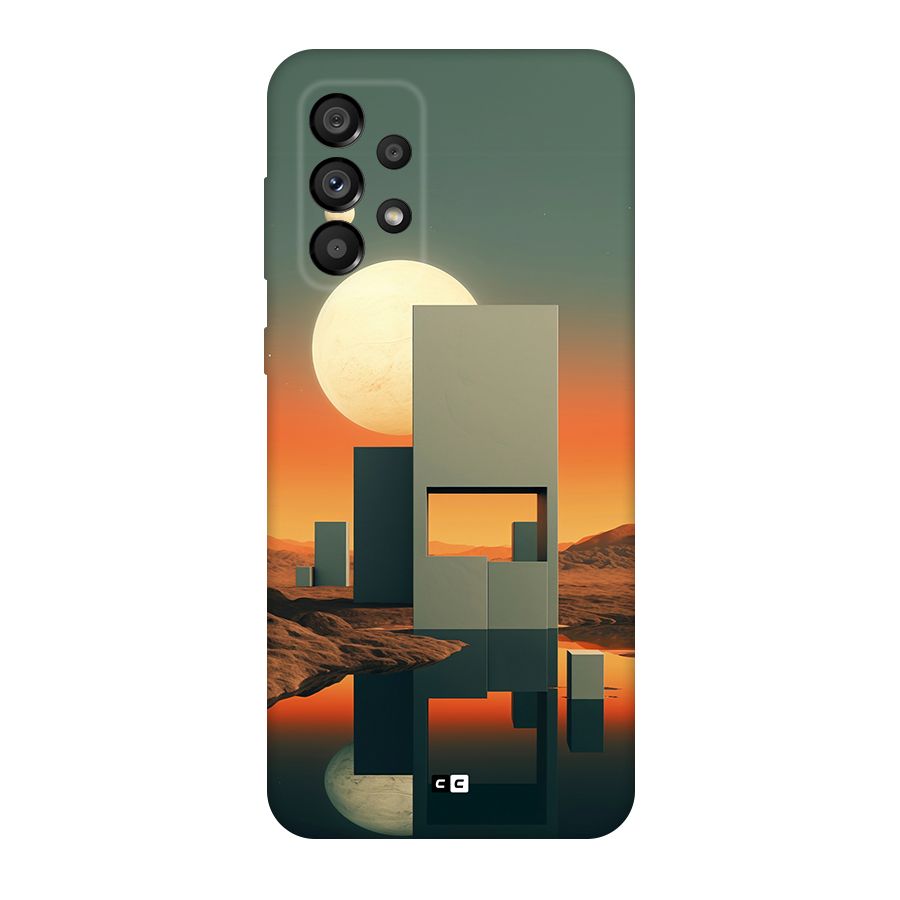 Geometric Sculpture Back Case for Galaxy A73 5G