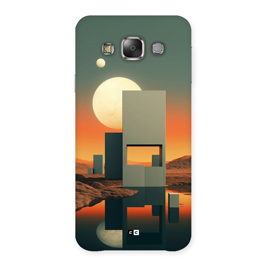 Geometric Sculpture Back Case for Galaxy E7