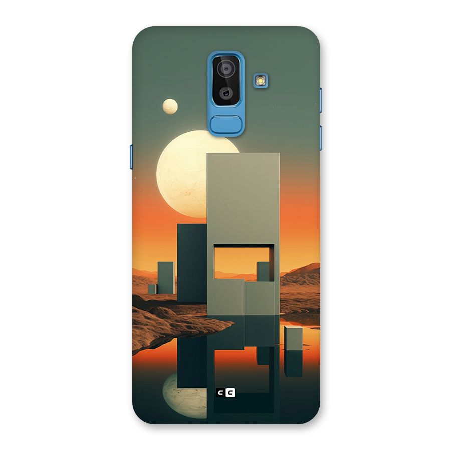 Geometric Sculpture Back Case for Galaxy J8