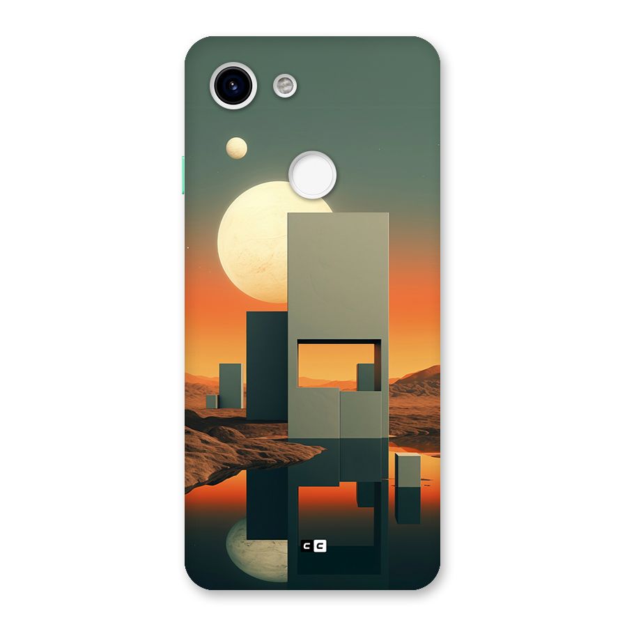 Geometric Sculpture Back Case for Google Pixel 3