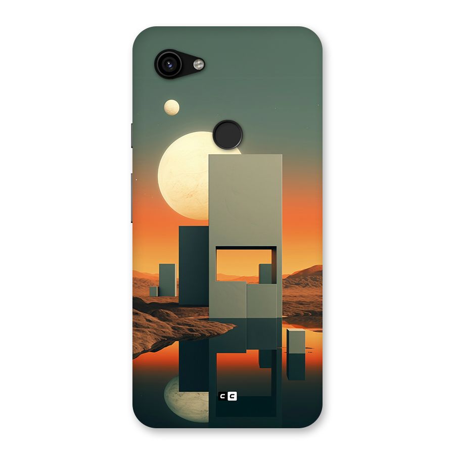 Geometric Sculpture Back Case for Google Pixel 3a XL