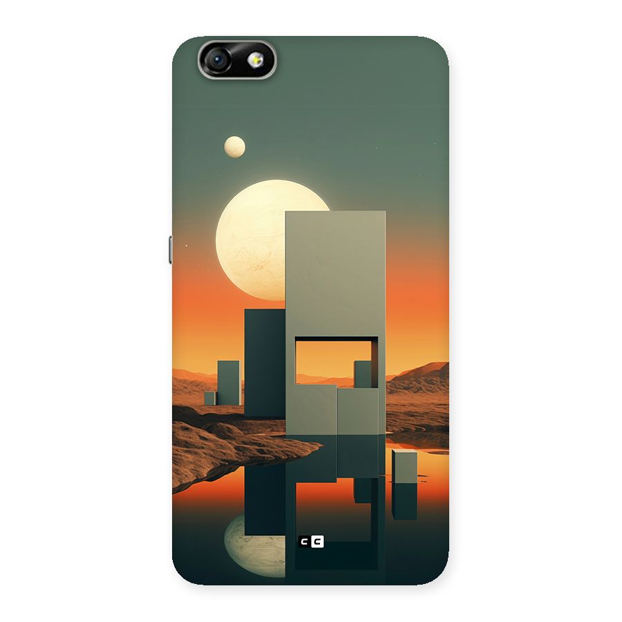 Geometric Sculpture Back Case for Honor 4X