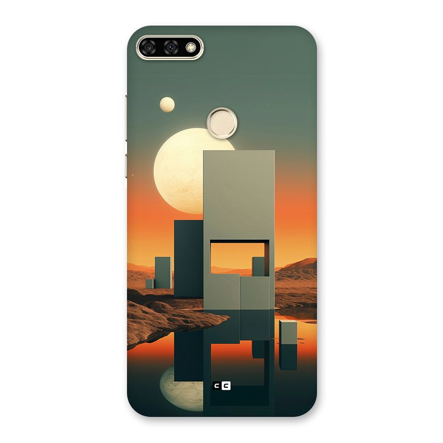 Geometric Sculpture Back Case for Honor 7A