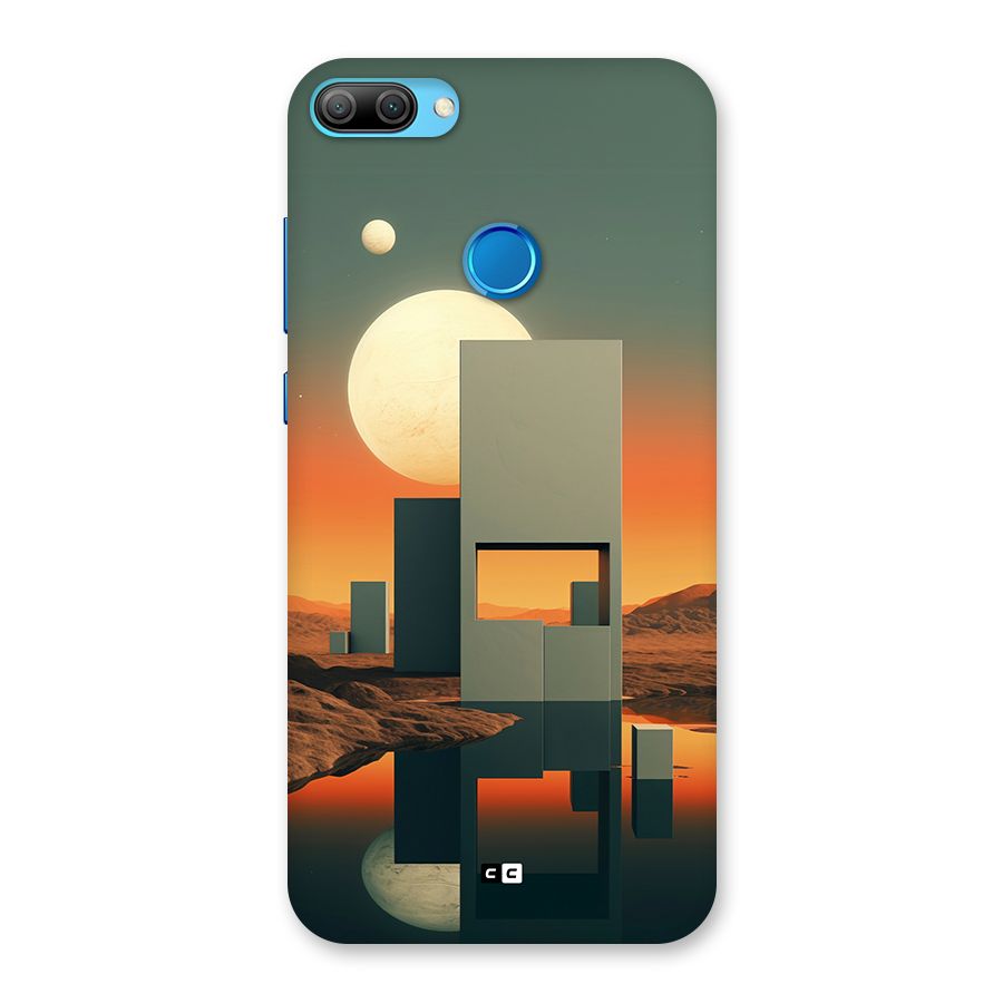 Geometric Sculpture Back Case for Honor 9N