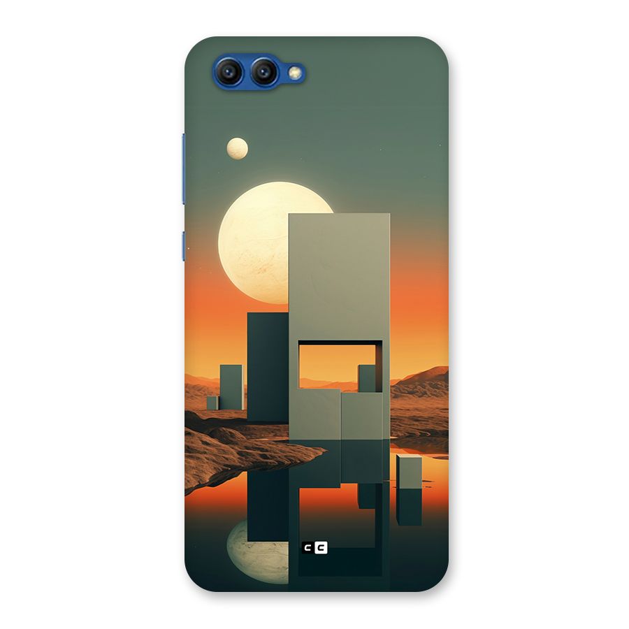 Geometric Sculpture Back Case for Honor View 10