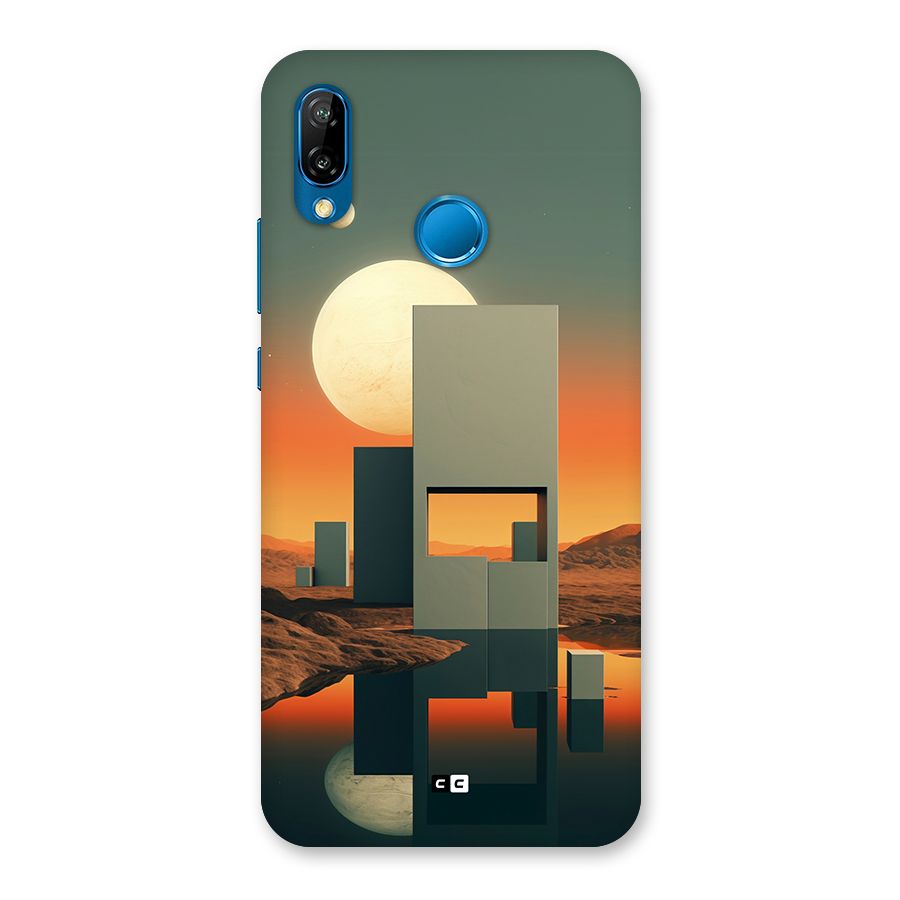 Geometric Sculpture Back Case for Huawei P20 Lite