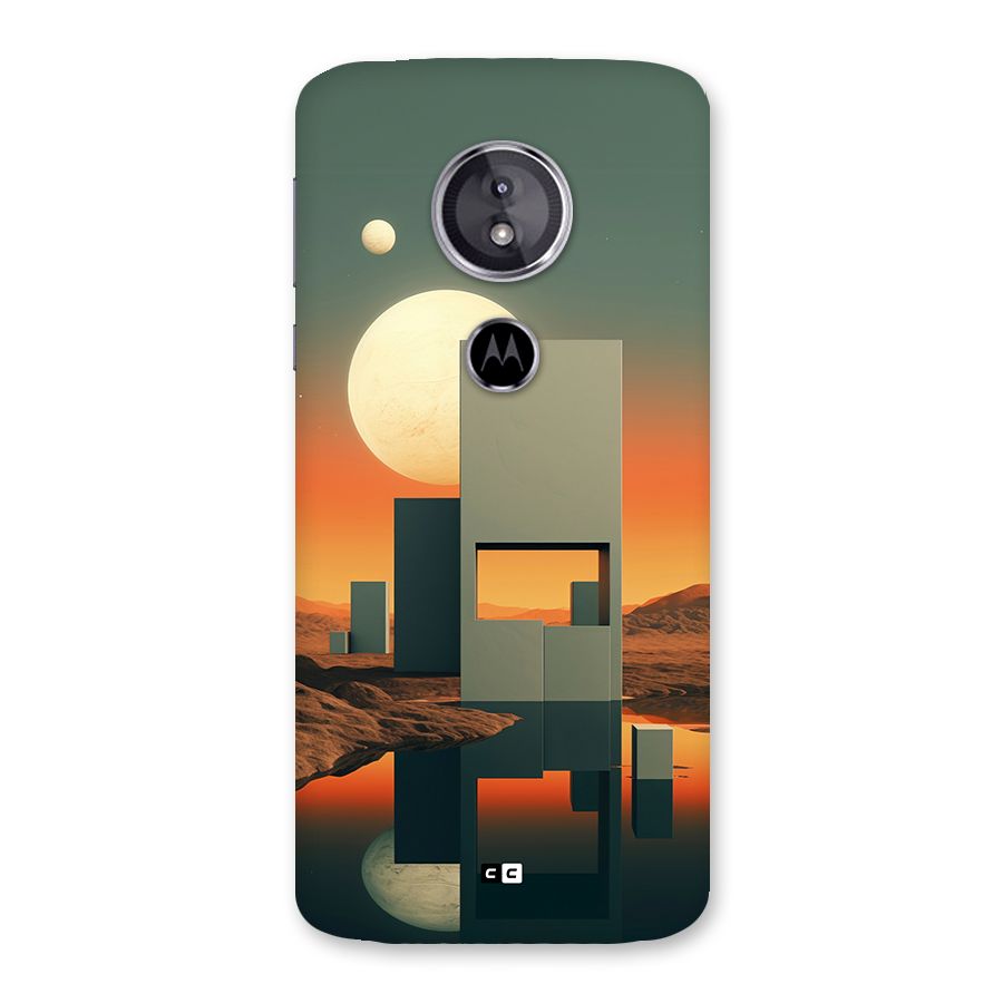 Geometric Sculpture Back Case for Moto E5