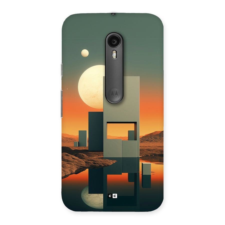 Geometric Sculpture Back Case for Moto G Turbo