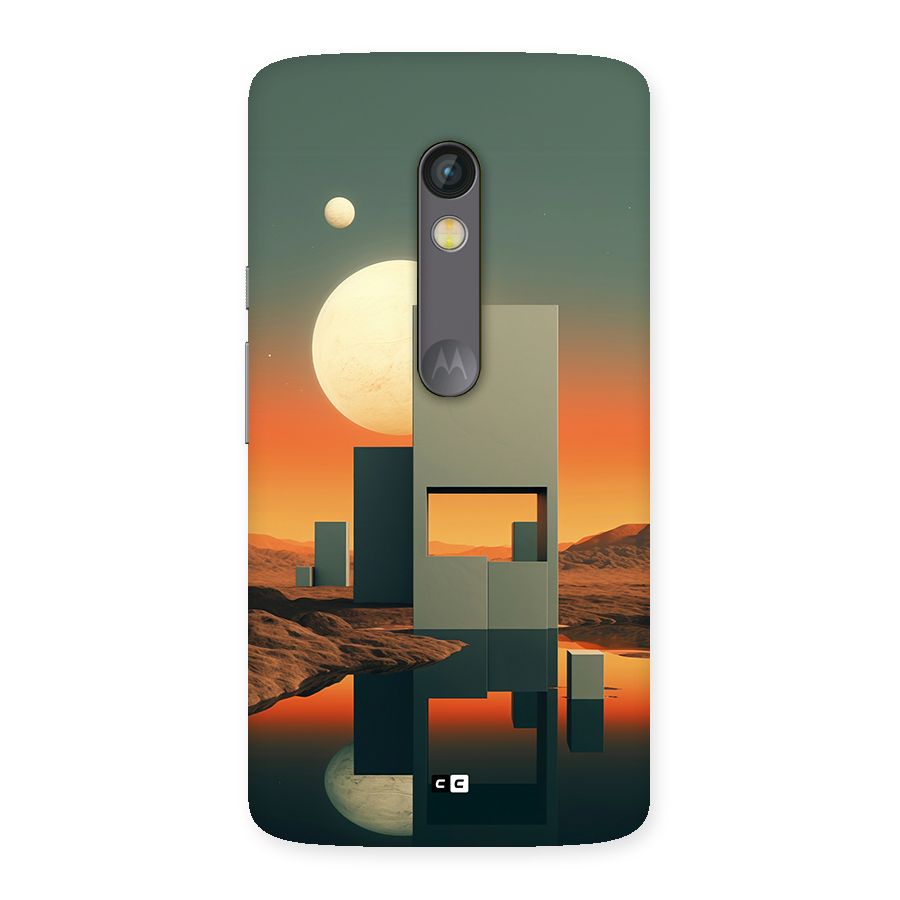 Geometric Sculpture Back Case for Moto X Play