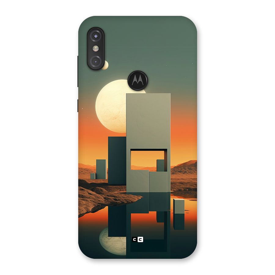Geometric Sculpture Back Case for Motorola One Power