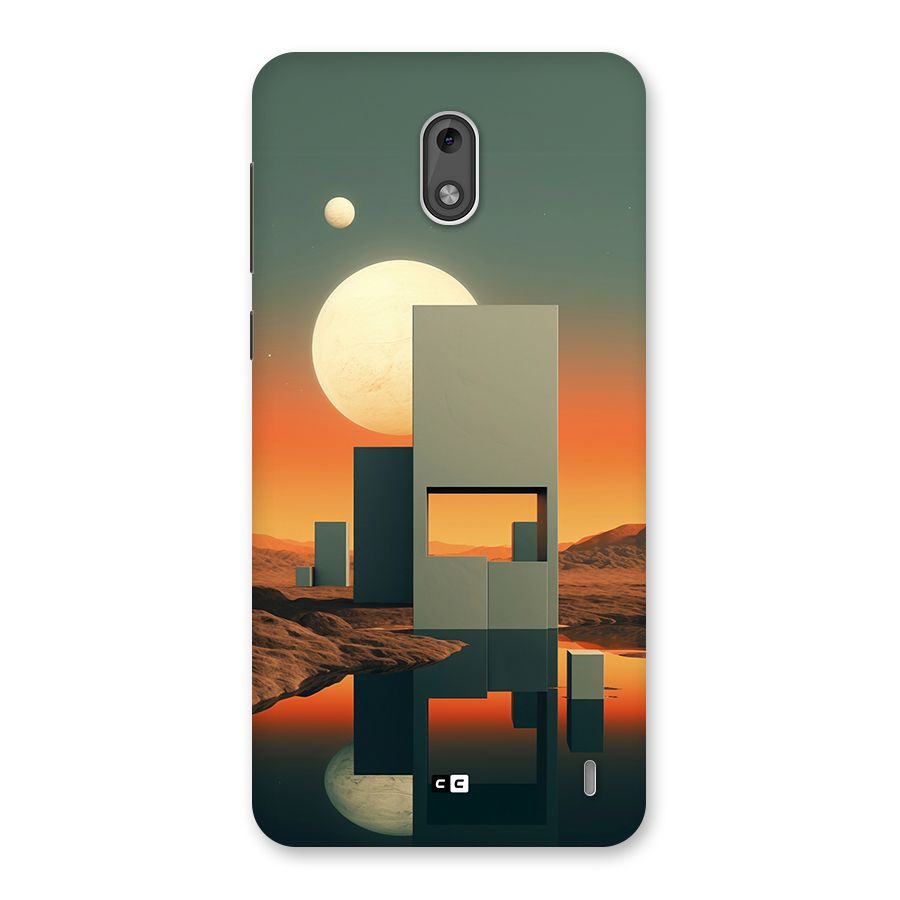 Geometric Sculpture Back Case for Nokia 2