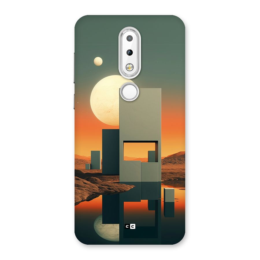 Geometric Sculpture Back Case for Nokia 6.1 Plus