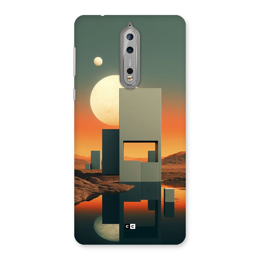 Geometric Sculpture Back Case for Nokia 8