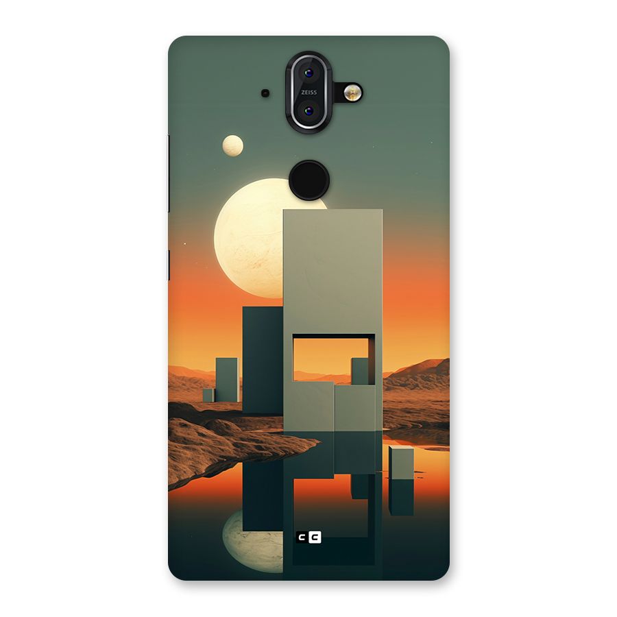 Geometric Sculpture Back Case for Nokia 8 Sirocco