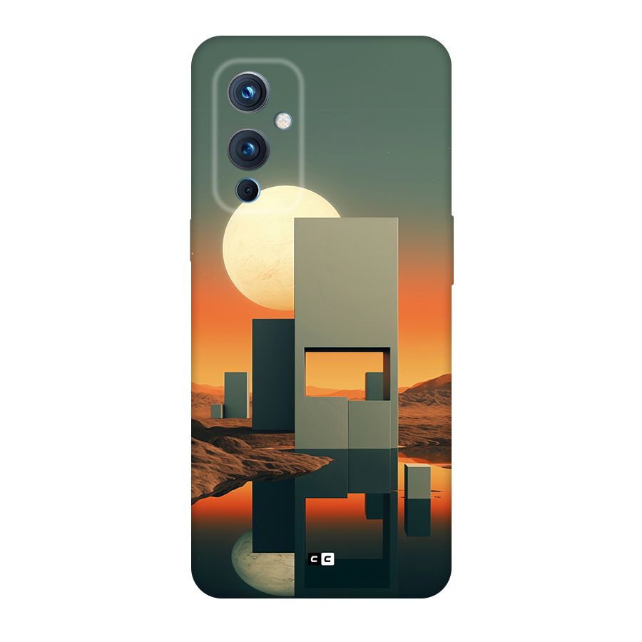 Geometric Sculpture Back Case for OnePlus 9