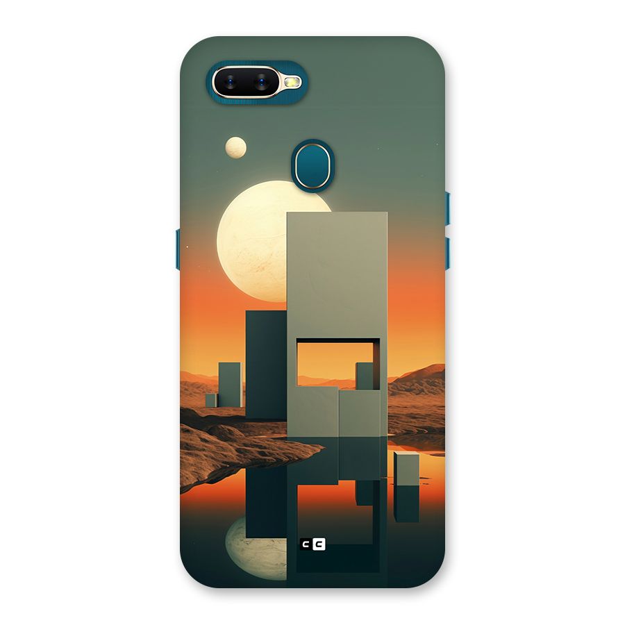 Geometric Sculpture Back Case for Oppo A12