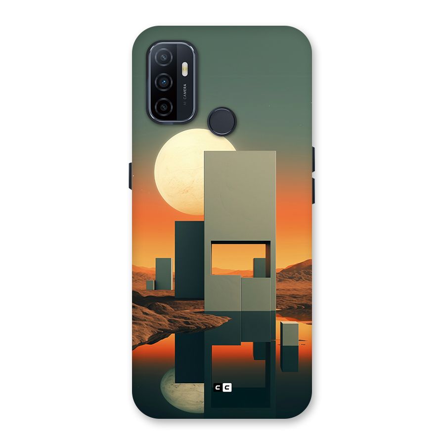 Geometric Sculpture Back Case for Oppo A33 (2020)