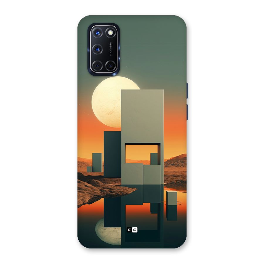Geometric Sculpture Back Case for Oppo A52