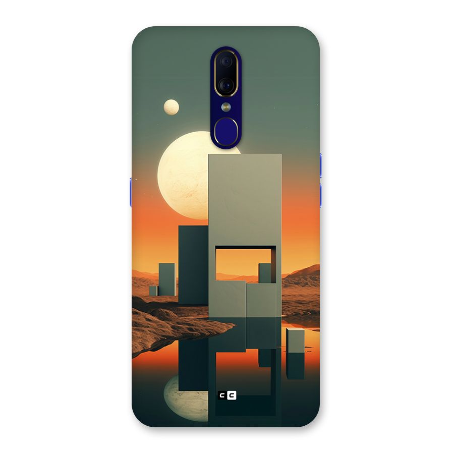 Geometric Sculpture Back Case for Oppo A9