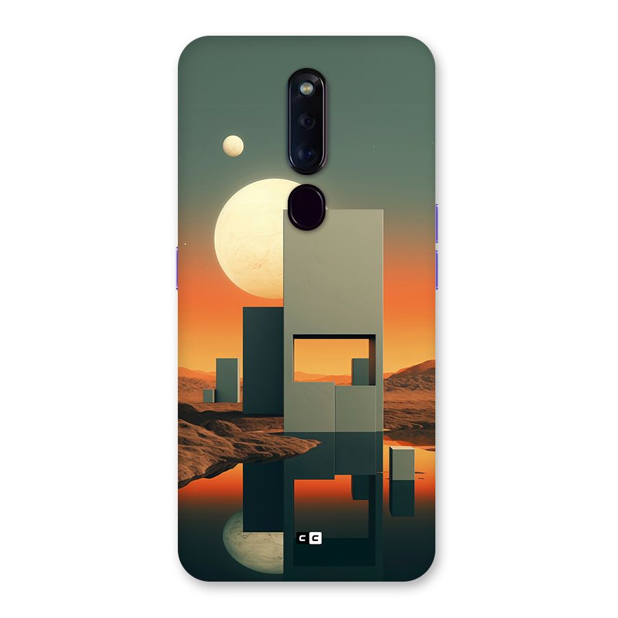 Geometric Sculpture Back Case for Oppo F11 Pro
