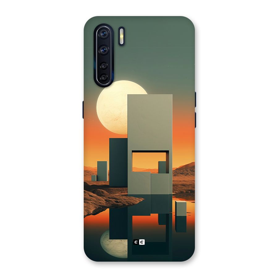 Geometric Sculpture Back Case for Oppo F15