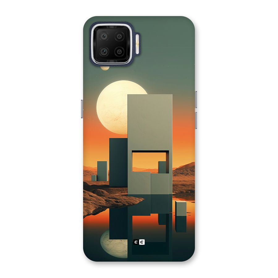 Geometric Sculpture Back Case for Oppo F17