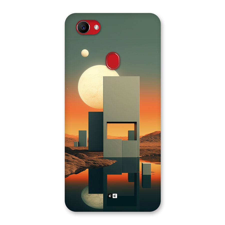 Geometric Sculpture Back Case for Oppo F7