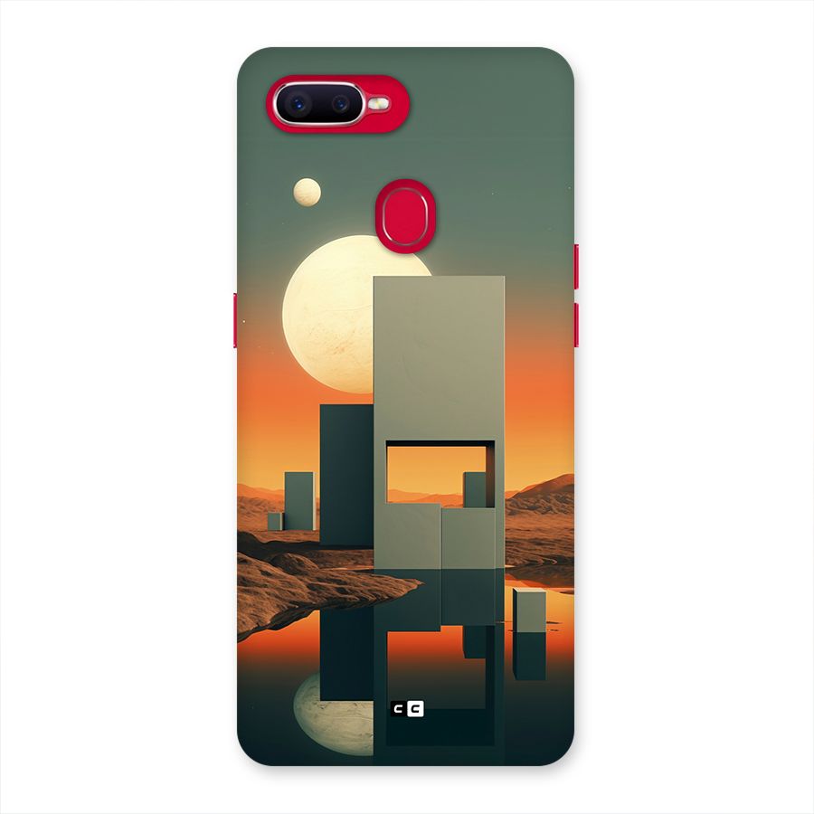Geometric Sculpture Back Case for Oppo F9 Pro